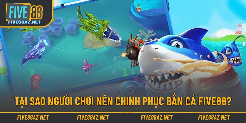 Lý do mà người chơi nên tham gia bắn cá ấn tượng tại FIVE88